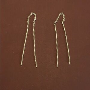 Avon Silver Drop Earrings